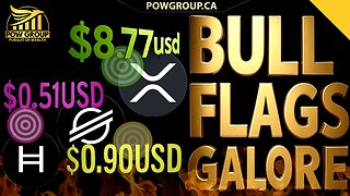 MASSIVE Moves Incoming XRP, XLM, HBAR? Bull Flags Galore... 👀