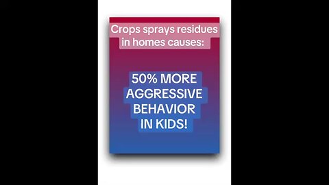 Pesticides increase violence