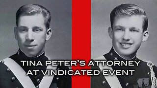 Tina Peter's Attorney At VINDICATED Event