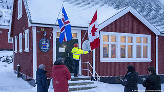 Flags raised in Greenland