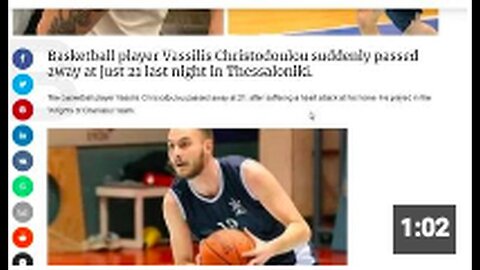 "21-Year-Old Greek Basketball Star, Vassilis Christodoulou, Dies from Heart Attack"