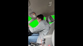 Fake Car Wreck | Green Screen