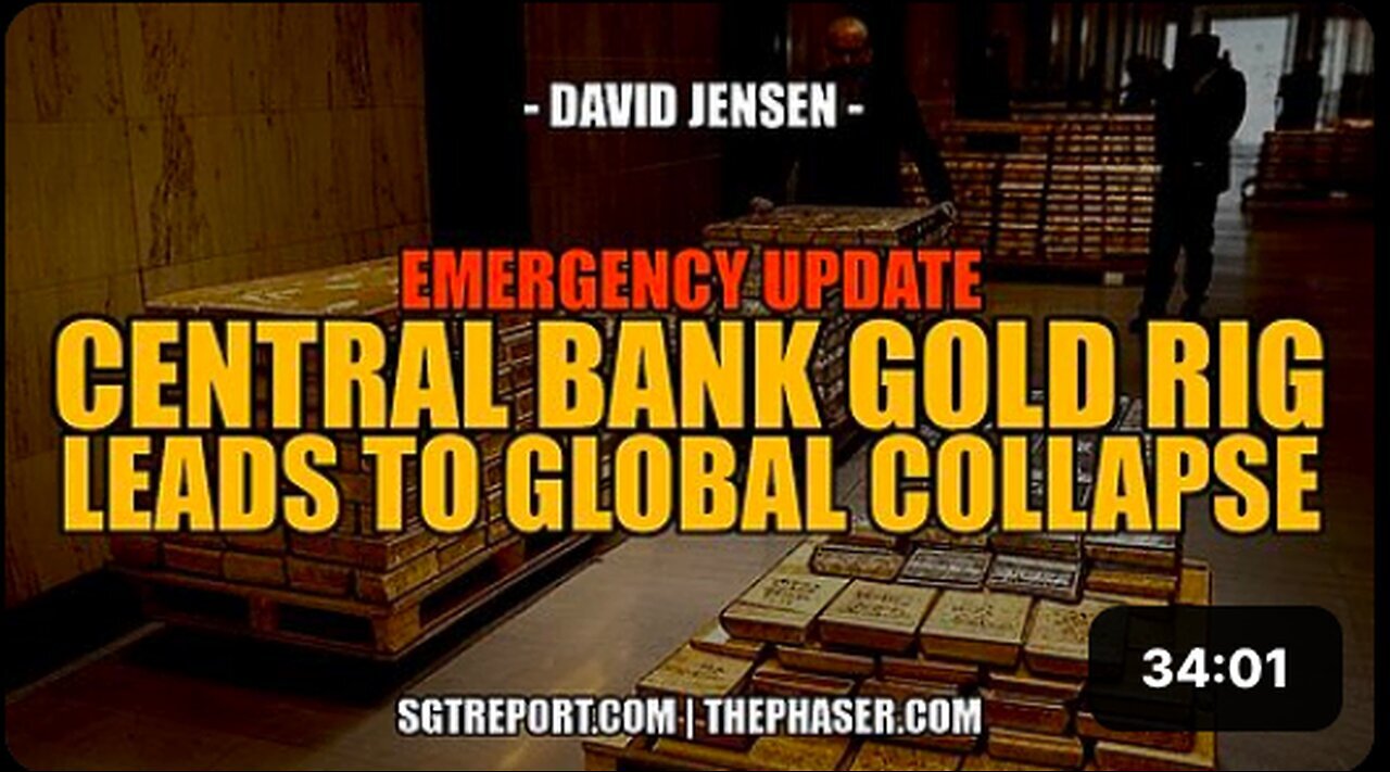 "Understanding David Jensen's Warning: Central Bank Gold Manipulation & Economy Collapse"