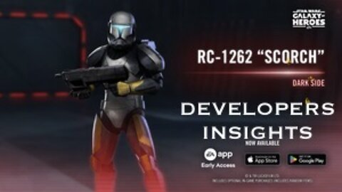 *NEW* Character Inbound: RC-1262 "Scorch" | Final Dark Side Clone | Developers Insights