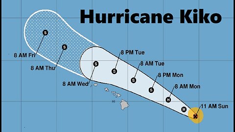Hurricane Kiko Approaches Hawaii - Blood Vessels Found in T. rex Bones - Crestone Energy Fair