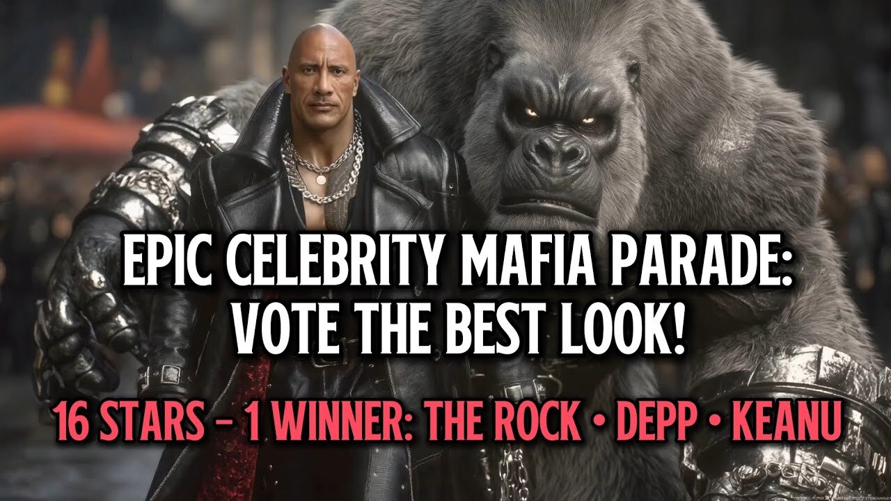 The Rock, Depp, Keanu & More – Who Wins the Mafia Parade_