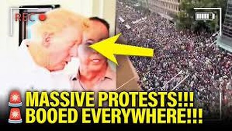 SICKLY Trump PANICS as BIG PROTESTS Break Out