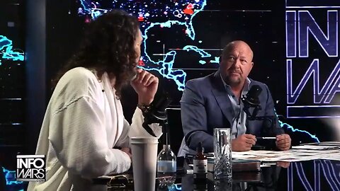 Alex Jones & Russell Brand Go Shirtless in Epic Methylene Blue Push-Up Challenge! (Hilarious Energy)