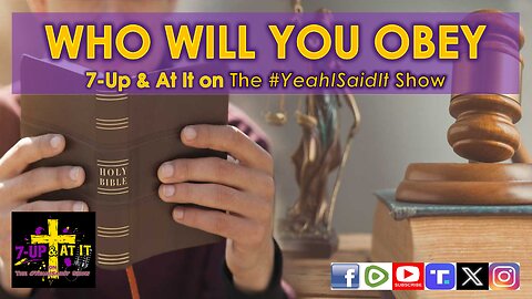 WORD OF THE DAY: ACTS 5:29 - WHO WILL YOU OBEY