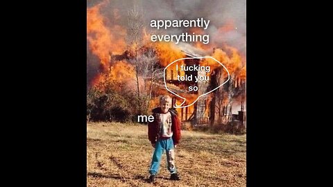 Who's house has burnt down today