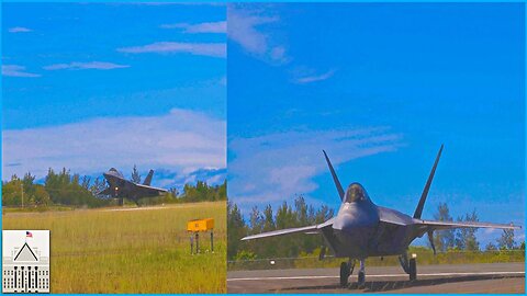USAF F-22 Fueling Drill with USMC in Palau - Valiant Shield 24