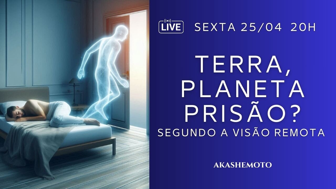 Terra, planeta prisão? | Live 25 abr 2025