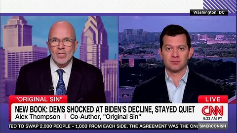 ‘Is That a Direct Quote?’: CNN’s Smerconish Asks Alex Thompson About Part of the Book Where Kamala Harris Calls Anderson Cooper a ‘Motherf**ker’