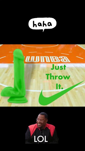 THEY KEEP THROWING GREEN DILDOS ON THE COURT DURING GAMES