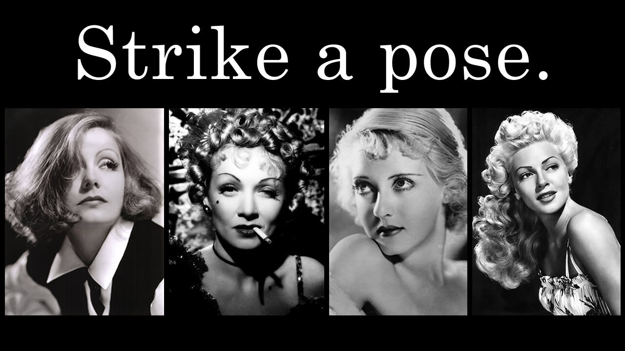 Strike a pose.