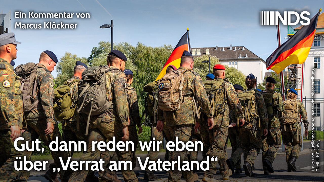 Gut, dann reden wir eben über „Verrat am Vaterland“ | Marcus Klöckner | NDS-Podcast