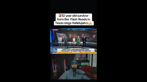 🚨12 year old survivor from the Flash floods in Texas sings Hallelujah🥹🙏