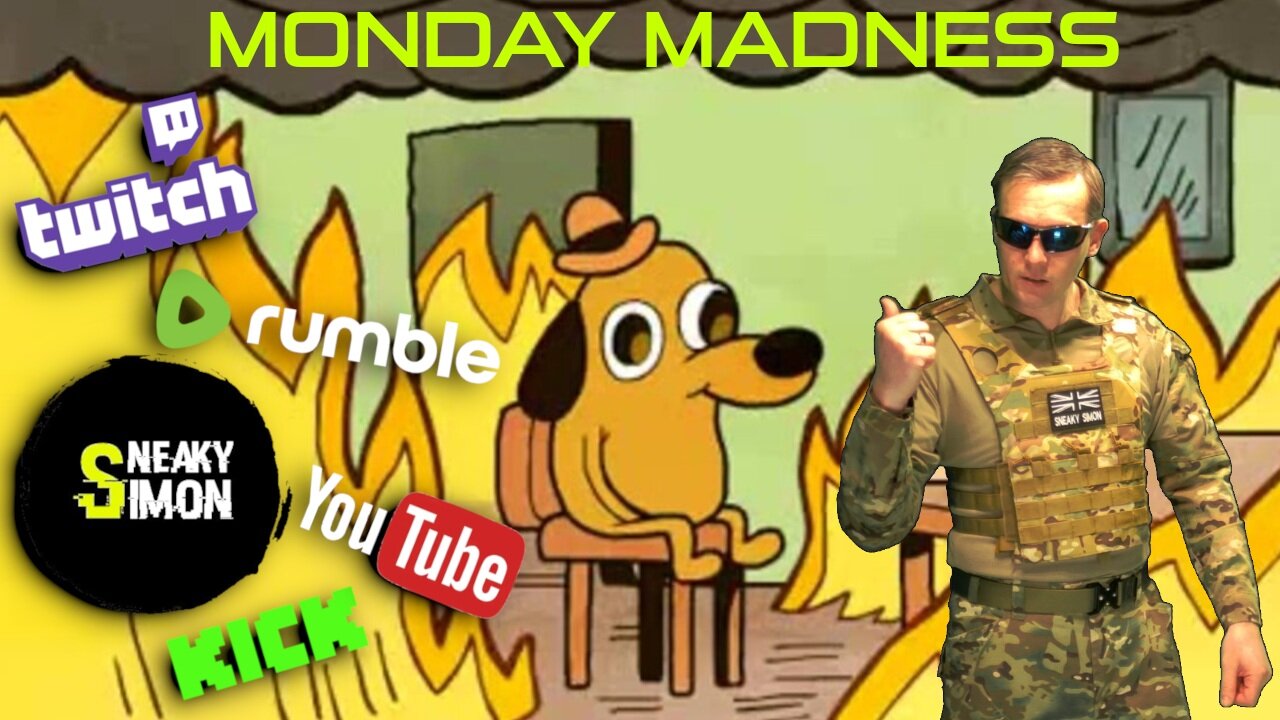 LIVE - Sneaky Simon (DAY52) - MONDAY MADNESS