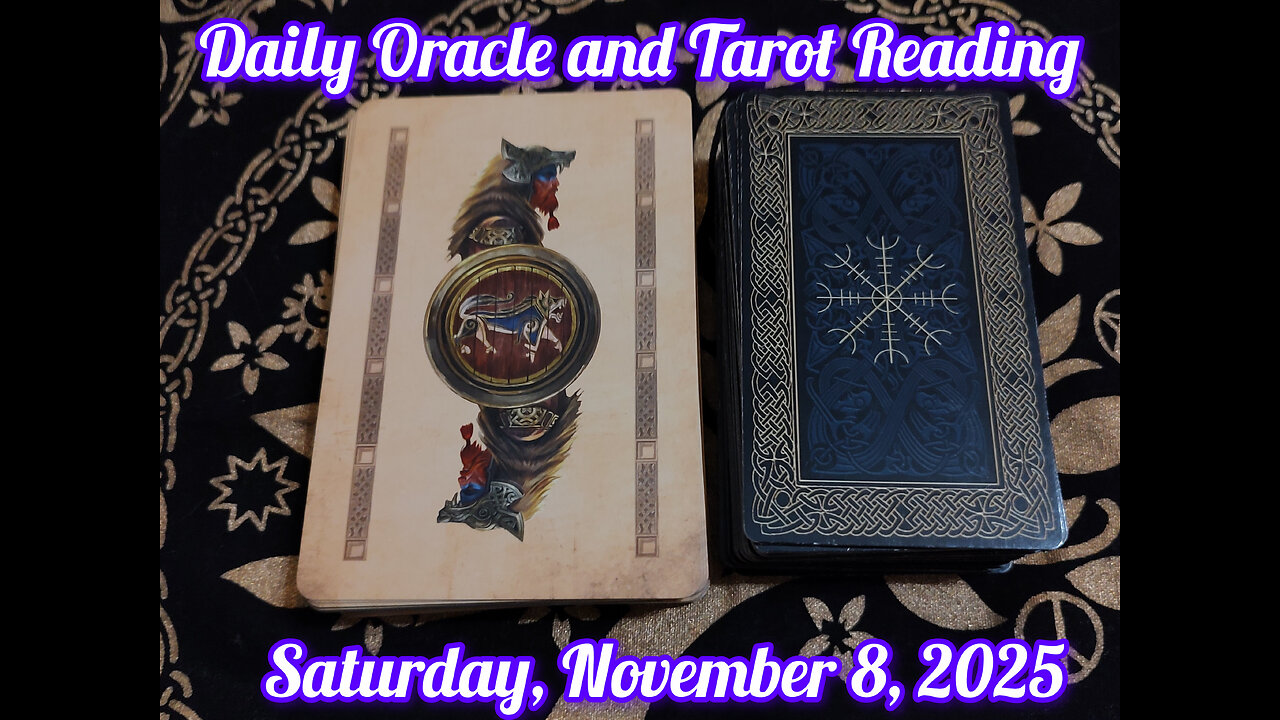 Daily Oracle and Tarot Reading: Saturday, November 8, 2025