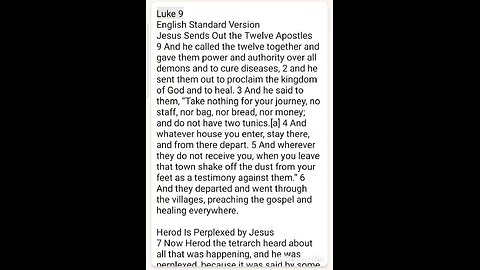 Luke Chapter 9 ESV