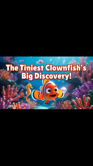 "Baby Nemo Finds a Magical Glowing Pearl! ✨ Cutest Underwater Adventure Ever!"