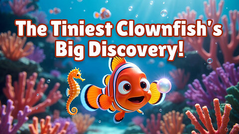"Baby Nemo Finds a Magical Glowing Pearl! ✨ Cutest Underwater Adventure Ever!"