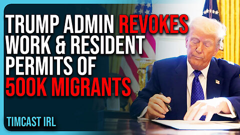 Trump Admin REVOKES Work & Resident Permits of 500K Migrants, Tells Them To LEAVE