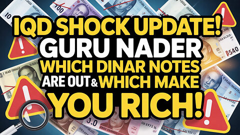 ⚠️ IQD Shock Update! Guru Nader Which Iraqi Dinar Notes Are OUT & Which Make You RICH! 🔍💥