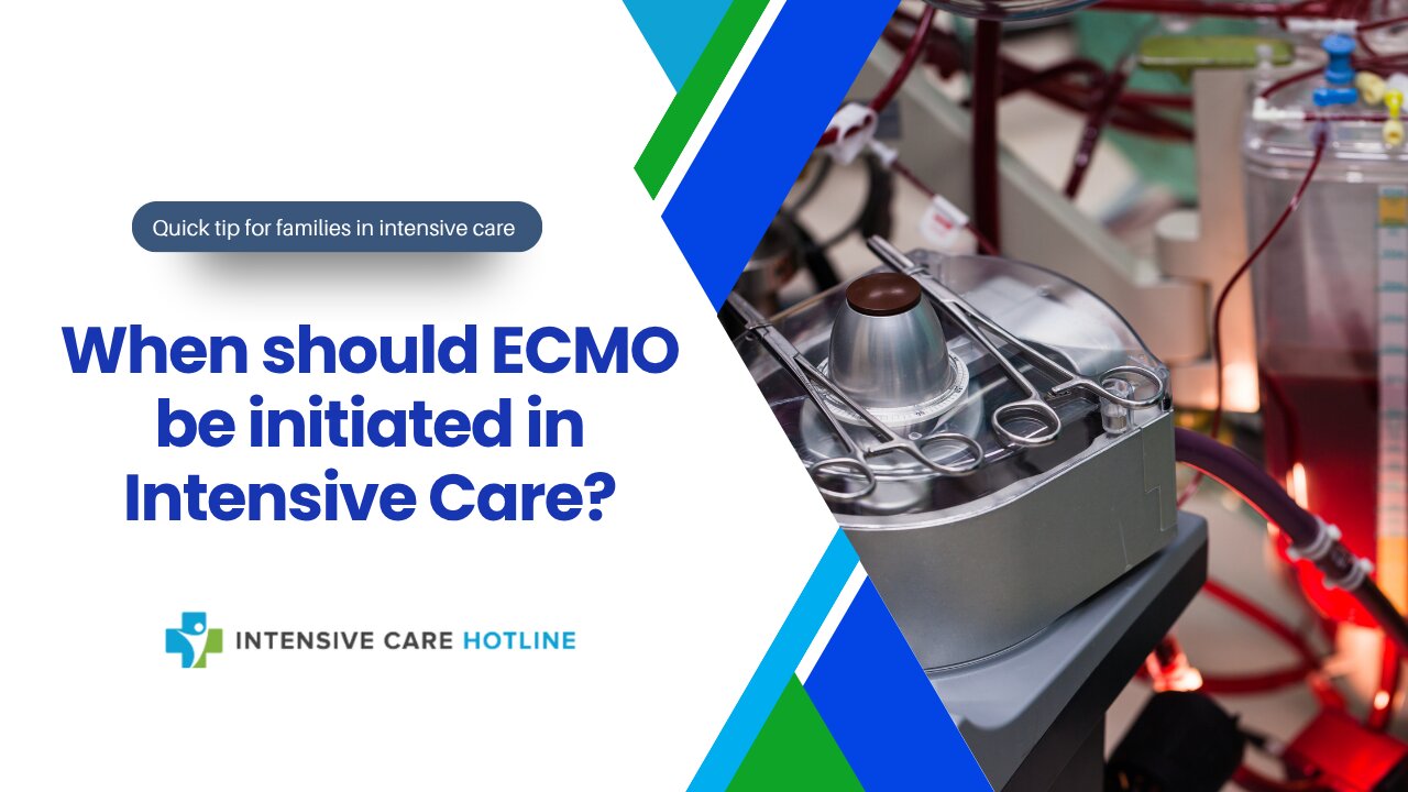 When Should ECMO be Initiated in Intensive Care?