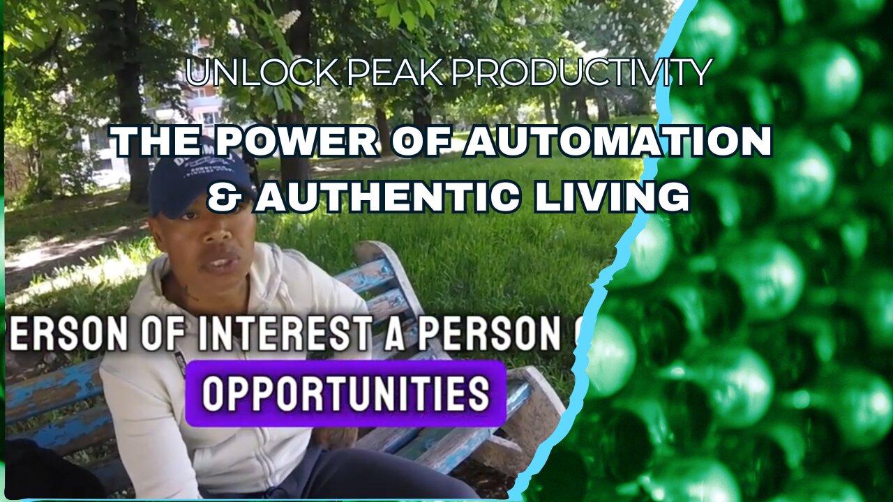 Thursday Vlog #76: Unlock Peak Productivity - The Power of Automation & Authentic Living