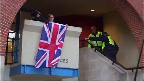 🚨 A woman has been arrested for flying a British flag