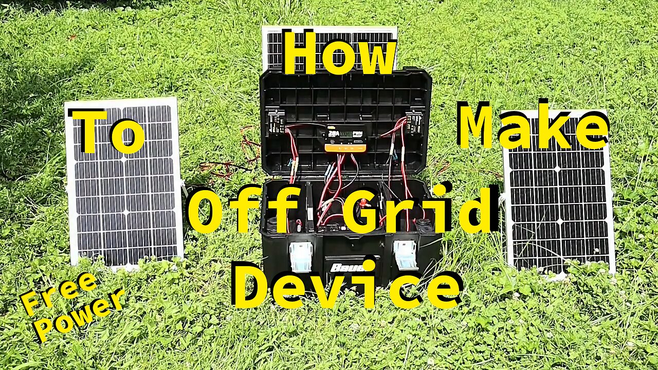 How To Make An Off Grid Device (Free Renewable Energy Generator MARK 3 Device) 1080p 60fps