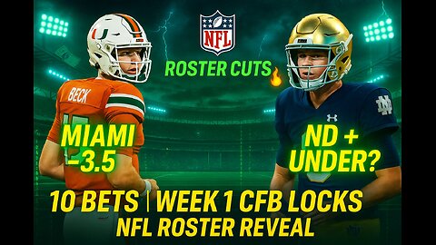 It’s Friday, August 30, 2025 and Talk Nerdy Sports is loading up 10 rock-solid bets
