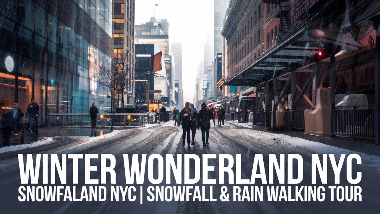 ❄️ Manhattan in the Snow | NYC Winter Walking Tour