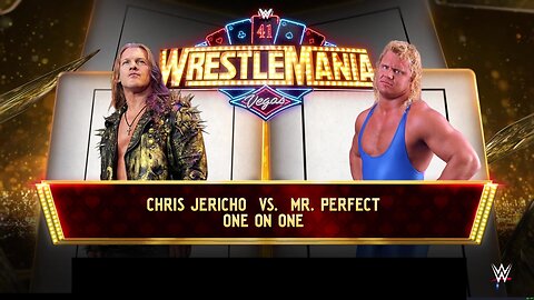 WWE 2k25 Chris Jericho vs Mr Perfect Curt Hennig