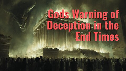 Gods Warning of Deception in the End Times