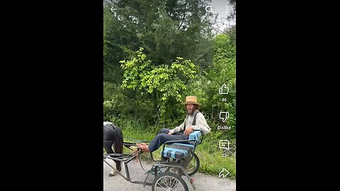 Titus Does Burnout With Mini Horse Power