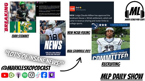College Football blowing up! || Mark Lesko Podcast #collegefootball