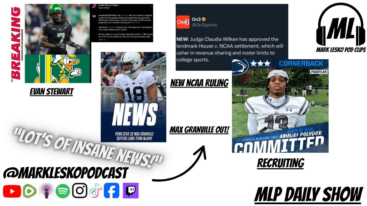 College Football blowing up! || Mark Lesko Podcast #collegefootball