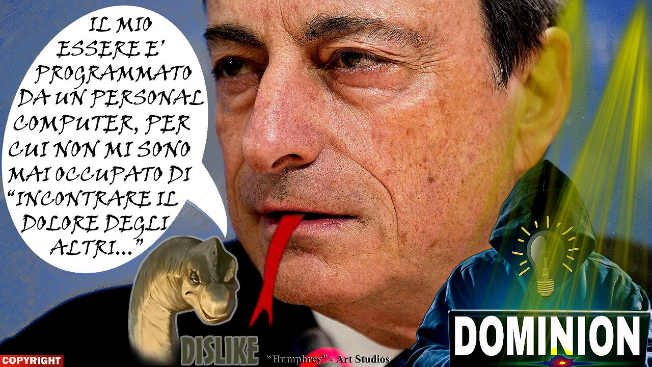 #💥MARIO DRAGHI - “DOPO ESSERSI SPESO, 🛑 SPONSORIZZANDO FINTI VACCINI 🛑 E UNA GUERRA CHE NON CI RIGUARDA, PER LA |DISTRUZIONE CREATIVA| DEL PAESE, VORREBBE CONTINUARE NELL'OPERA, 💥PER RIARMARCI CONTRO UN NEMICO INESISTENTE!!”