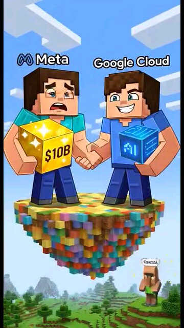 🚨 Meta signs a $10B+ cloud deal with Google (6 years) to fuel AI growth 🤖☁️