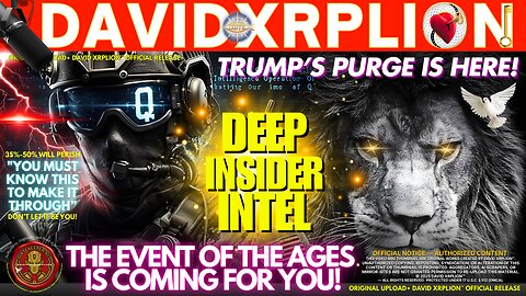 David XRPLion: MAJOR PROPHETIC WORD - JUST RELEASED -Must Watch (New Video) TRUMP NEWS
