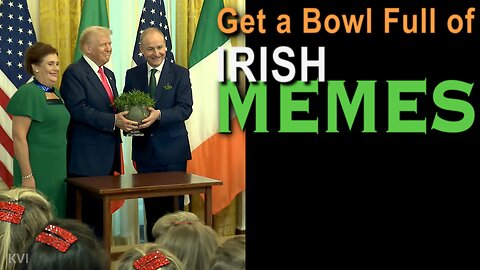 ST. PATRICK’S DAY MEMES with TRUMP, Vance, Daredevil