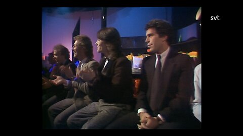 Jeffrey Epstein al "Melodifestivalen" del 2 Marzo 1985 alla SVT (Svezia) - Presenta Eva Andersson