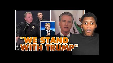 Newsom FALLS TO PIECES as Los Angeles Police DISOBEYS Him & Back Trump!