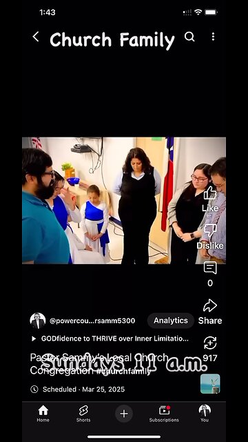 Pastor Sammy’s Local Congregation