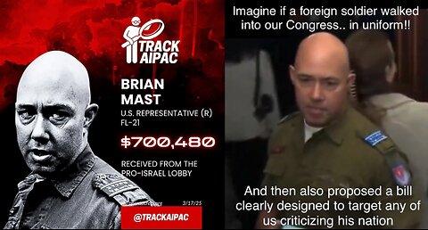 (Oct 2023) Florida congressman Brian Mast wears an IDF uniform to GOP conference meeting