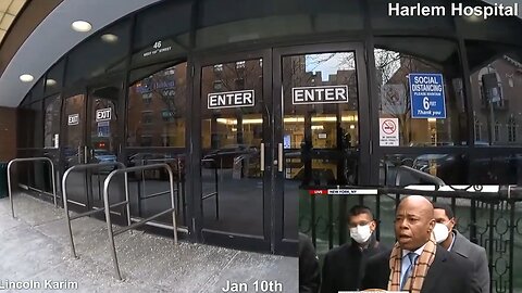 4yrs ago NYC Harlem Hospital ⁣Jan10th Massive Omicron Surge Walk Street View & 2020 NY 48% ER Drop