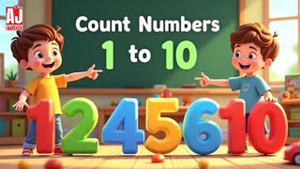 Counting 1 to 10 Song in Hindi | बच्चों के लिए नंबर सीखें मज़े में 😊