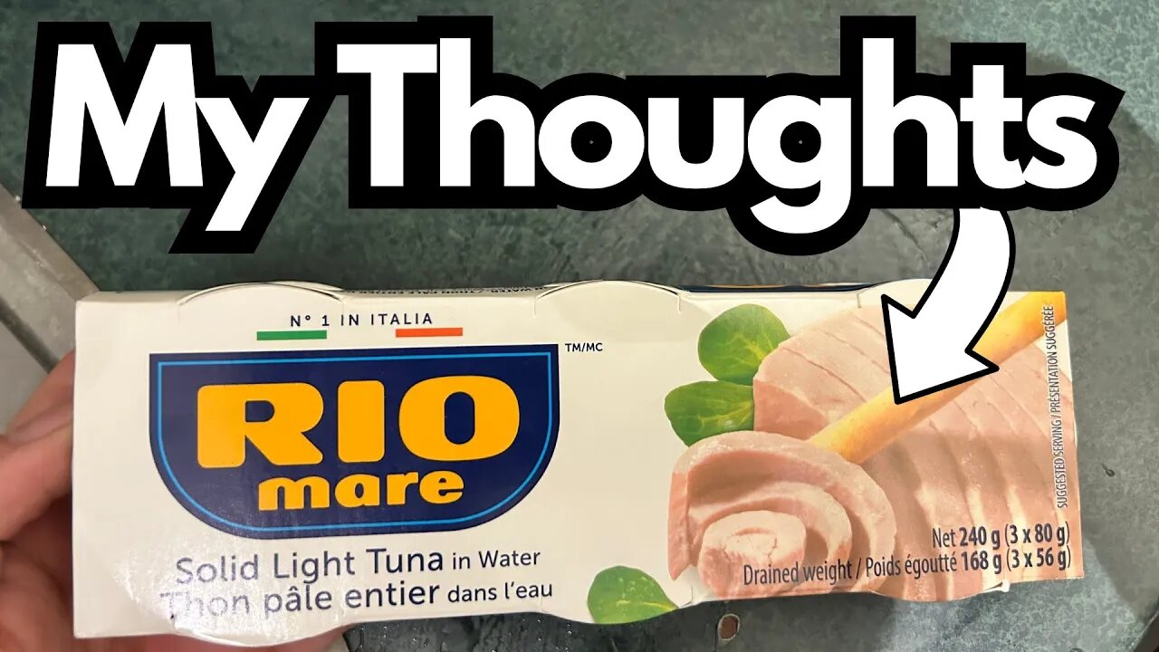 Rio Mare Solid White Tuna in Water - My thoughts...